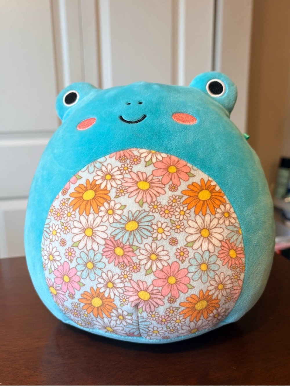 Squishmallows Robert The Frog With Floral Belly 8 Inch